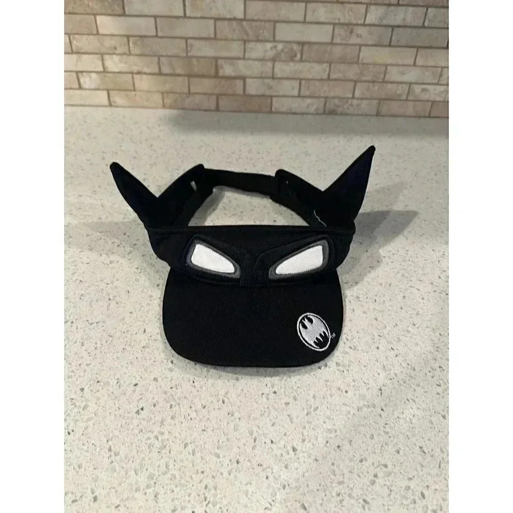 Youth Batman Black Adjustable Visor b23